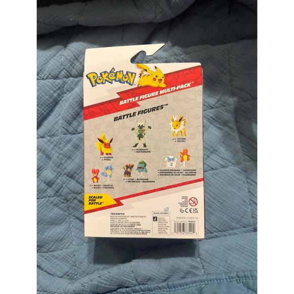 Pokemon battle pack 2024 new togetic pikipek zubat and hoothoot new figures - Picture 2 of 2